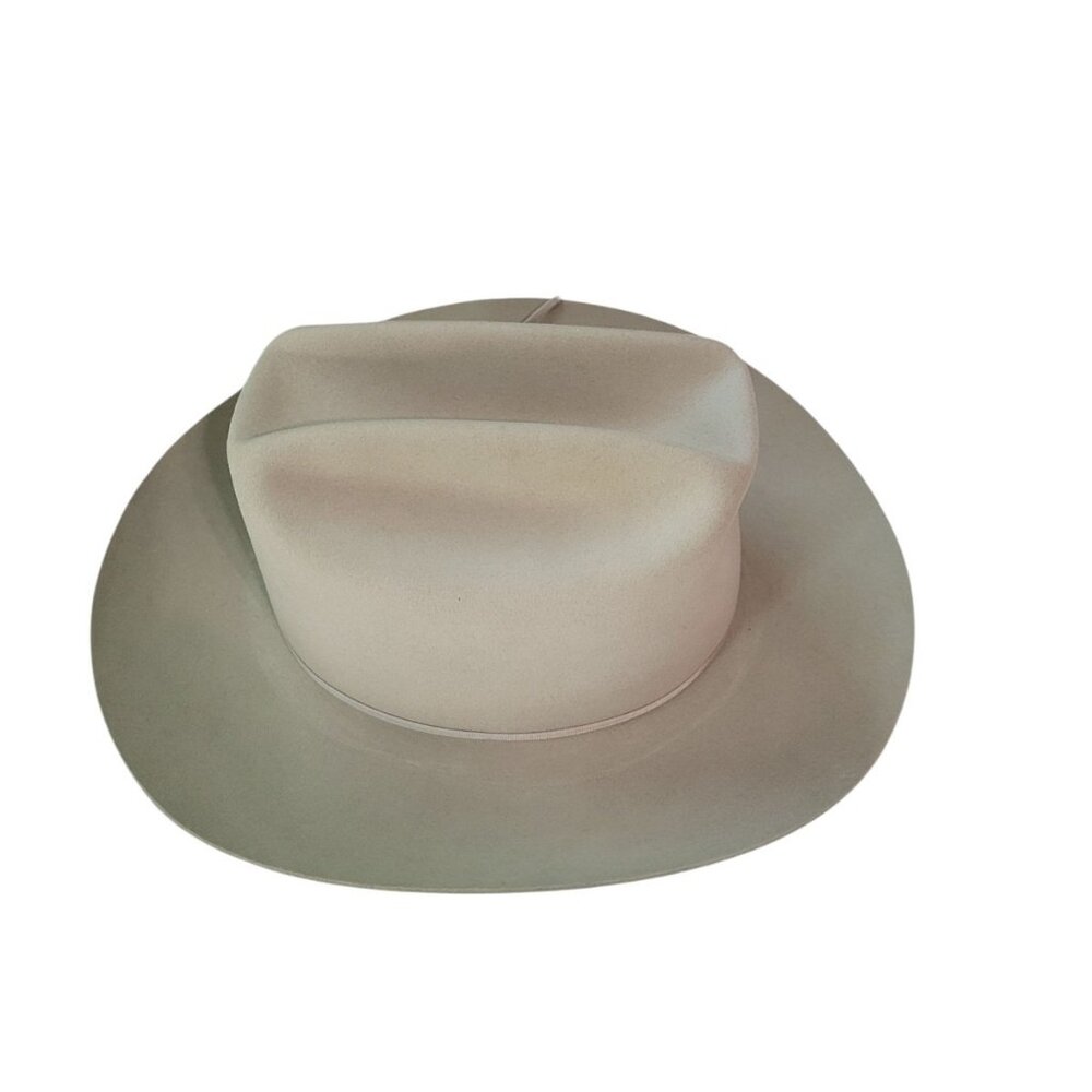 Stetson 3X Beaver size 7 Gray Felt Western Cowboy Hat - Picture 4 of 16